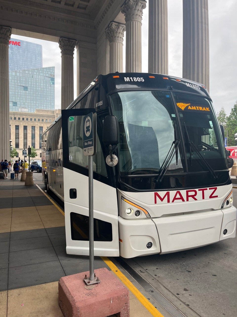 Philadelphia PA location for Martz Bus commuter and travel