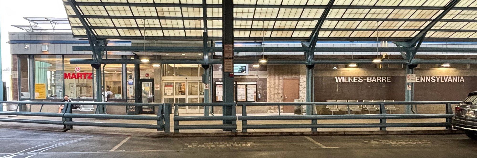 Wilkes-Barre bus terminal for Martz Bus