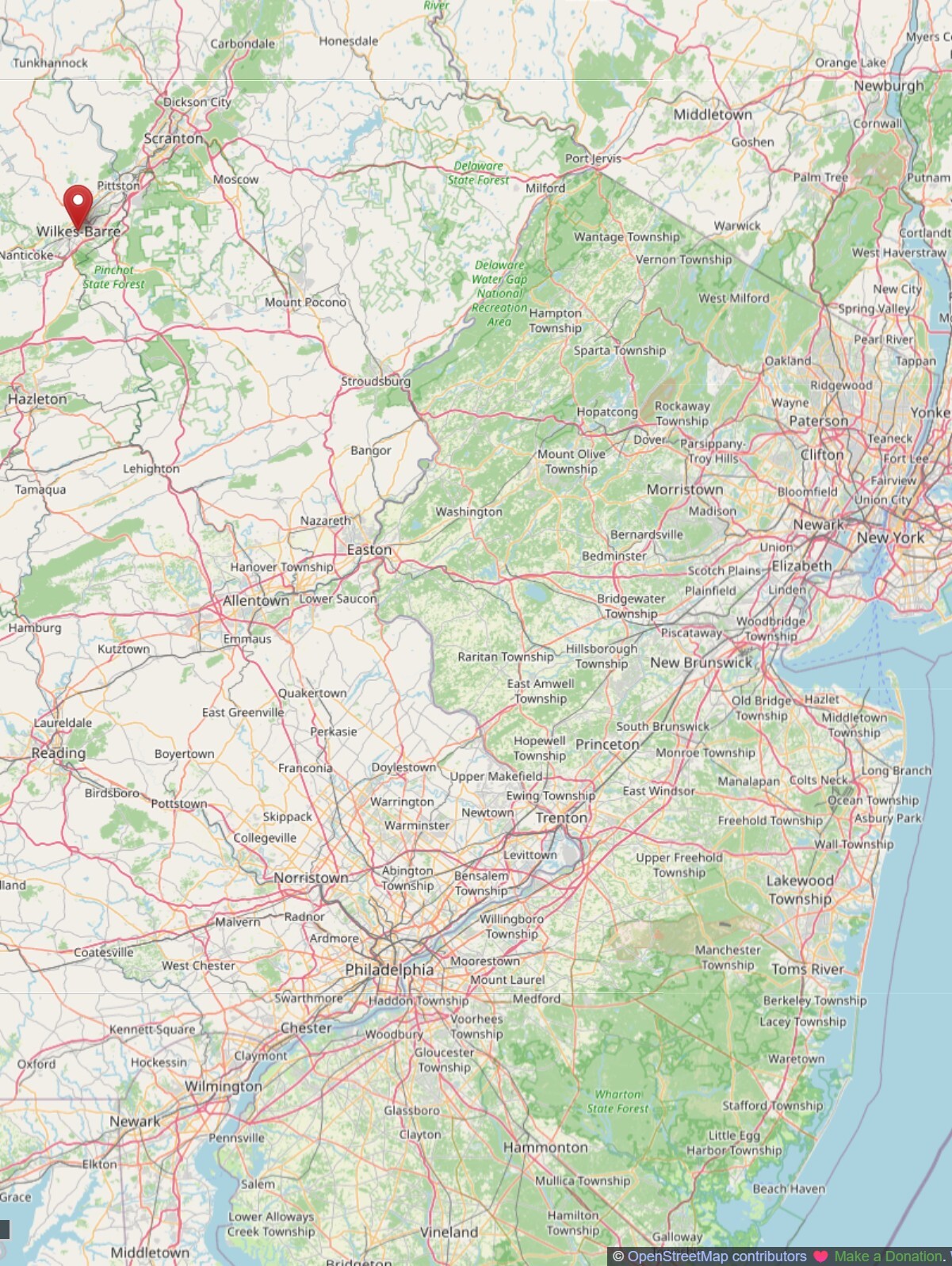 All Northeast PA NY Martz Bus routes